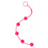 SEVEN CREATIONS - Catena anale rosa 38 cm.con 5 Sfere Diam. 2 cm  - 0