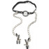 Bavaglio Gag o Ring con pinze per Capezzoli Fetish Fantasy - 0