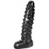 MISTER B TONGUEBITER - Monster Dildo Nero in Vinile di Ottima Qualita 28 x 6,7 cm - 0