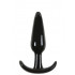 Cuneo Anale da Passeggio Jelly Runcher 11,5 x 2,5 cm. Nero - 0