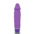 Vibratore Realistico in PURO SILICONE impermeabile 16 x 3,5 cm. Lilla - 0