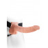 Fallo Indossabile Strapon Cavo con Testicoli per Uomo 23 x 4,5 cm. Color Carne - 4