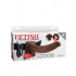 Fallo Indossabile Strapon Cavo con Testicoli per Uomo Vibrante 24 x 4,6 cm. - 3