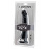 Get Real Fallo Realistico Morbido e Flessibile Nero 20 X 4 cm. - 0