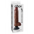 KING COCK - Vibratore Ultra Realistico 26 x 5,1 cm - Alta Qualita MADE in USA Africano - 3