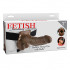 Fallo Indossabile Strapon Cavo con Testicoli per Uomo 23 x 4,5 cm. Africano - 2