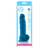 Fallo Realistico con Ventosa e Venature Colours in Silicone 17 x 4,5 cm. - 0