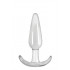 Cuneo Anale da Passeggio Jelly Runcher 11,5 x 2,5 cm. Trasparente - 1