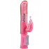 Vibratore Rabbit Happy Hugging con Testa Rotante e Stimolatore Clitoride 23 x 3 cm. - 1