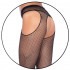 LEG AVENUE Collant a Rete con Ano e Fianchi Scoperti - Taglia Unica Elasticizzata (Tg.36-48) - 2