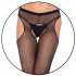 LEG AVENUE Collant a Rete con Ano e Fianchi Scoperti - Taglia Unica Elasticizzata (Tg.36-48) - 3