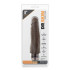 MR. SKIN Vibratore Realistico Morbido e Flessibile Scuro 20 X 4,5 cm.             - 1