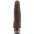 MR. SKIN Vibratore Realistico Morbido e Flessibile Scuro 20 X 4,5 cm.             - 0