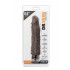MR. SKIN Vibratore Realistico Morbido e Flessibile Scuro 21,5 X 4,5 cm.             - 1