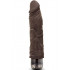 MR. SKIN Vibratore Realistico Morbido e Flessibile Scuro 21,5 X 4,5 cm.             - 0