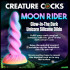 Dildo Unicorno Fosforescente Moon con Ventosa 17 x 5,7 cm - 3