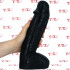 Super James - Fallo Realistico Gigante 31 x 7,5 cm. Nero - 1