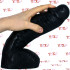 Super James - Fallo Realistico Gigante 31 x 7,5 cm. Nero - 3
