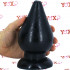 Boum 2 - Cuneo Anale Gigante 19 x 9,5 cm. Nero - 0