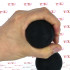 Catena Anale di 49 cm. in Puro Silicone con 4 Sfere da 5 cm. Nero - 3