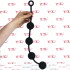 Catena Anale di 49 cm. in Puro Silicone con 4 Sfere da 5 cm. Nero - 1