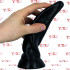 Unicorn - Dildo Anale Corno di Unicorno 21 x 5 cm. Nero - 1