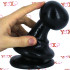 King Chees - Cuneo Anale Gigante Pedone Scacchi 16 x 9,5 cm. Nero - 1