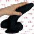 Side Side - Fallo Doppio Realistico Gigante 25 x 9,5 cm. Nero - 4