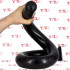 King Cobra Spitting - Gut Snake Dildo Flessibile 90 x 5,5 cm. Nero - 0