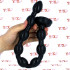 Snake Beads - Gut Snake Dildo Flessibile con 8 Bulbi 48 x 3,5 cm. Nero - 1
