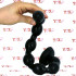 Snake Beads - Gut Snake Dildo Flessibile con 8 Bulbi 48 x 3,5 cm. Nero - 0