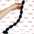 Snake Beads - Gut Snake Dildo Flessibile con 8 Bulbi 48 x 3,5 cm. Nero - 2