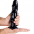 Typhon - Dildo Anale con Rilievi 22 x 5,5 cm. Nero - 0