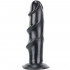 Typhon - Dildo Anale con Rilievi 22 x 5,5 cm. Nero - 2