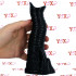 Djumbo - Dildo Anale Proboscide e Zanne di Elefante 20 x 5,5 cm. Nero - 0