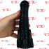 Djumbo - Dildo Anale Proboscide e Zanne di Elefante 20 x 5,5 cm. Nero - 2