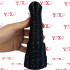 Djumbo - Dildo Anale Proboscide e Zanne di Elefante 20 x 5,5 cm. Nero - 3