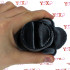 Djumbo - Dildo Anale Proboscide e Zanne di Elefante 20 x 5,5 cm. Nero - 4