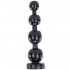 Prison Beads - Dildo Gigante a Sfere Progressive 28 x 6,2 cm. Nero - 2