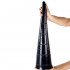 Snake Cone - Gut Snake Dildo Flessibile a Forma Conica 63 x 15,5 cm. Nero - 0