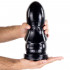 Crown - Dildo Anale Gigante con Aggancio Vac-U-Lock 26 x 10 cm. Nero - 0