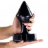 Heavydiam 23 - Cuneo Anale Gigante 23 x 10 cm. Nero - 0