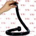 Naja Spitting - Gut Snake Dildo Flessibile 90 x 2,5 cm. Nero - 0