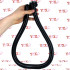 Naja Spitting - Gut Snake Dildo Flessibile 90 x 2,5 cm. Nero - 1