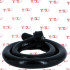 Naja Spitting - Gut Snake Dildo Flessibile 90 x 2,5 cm. Nero - 3