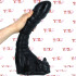 Meow - Fallo Gigante a Forma di Coda di Gatto 42 x 10 cm. Nero - 1