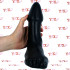 Footx - Dildo Gigante e Piede per Fisting 2 in 1 25,5 x 7,8 cm. Nero - 1