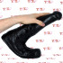 Boots - Dildo Gigante e Stivale per Fisting 2 in 1 35 x 8,5 cm. Nero - 4