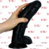 Darel - Fallo Realistico Gigante 26 x 6 cm. Nero - 1