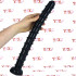 Otto - Gut Snake Dildo Flessibile 45 x 4,3 cm. Nero - 1